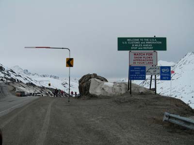 White Pass von Kanada nach Alaska