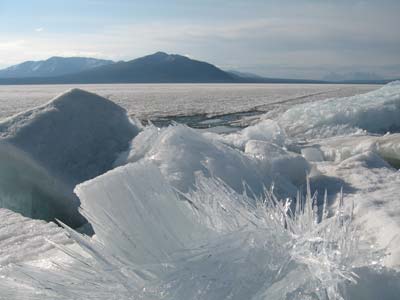 Eissee in Alaska
